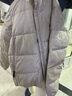 adidas 户外保暖鸭绒羽绒服男女同款秋冬阿迪达斯官方轻运动   米色(推荐选大一码)   M 实拍图