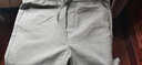 凡品丹尼（FANPINDANNI）冰丝牛仔短裤男夏季薄款休闲中裤沙滩裤百搭宽松男士外穿五分裤潮 浅灰+浅蓝 XL 实拍图