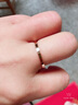 TURBOSUN韩版极细简约食指戒指女小猪尾戒关节指环网红潮情人节送女友礼物 极细光圈9#【玫瑰金色】 实拍图