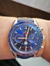 欧米茄（OMEGA）瑞士手表超霸系列月相计时腕表自动机械男表44.25mm 304.33.44.52.03.001皮带蓝盘 晒单实拍图
