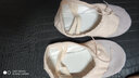 艾舞戈 儿童舞蹈鞋女童芭蕾舞鞋体操鞋现代舞练功鞋软底粉瑜伽猫爪鞋 肉色（免系带） 24 实拍图