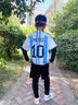 并力儿童足球服套装男女队服阿根廷球衣梅西大小童装球服印字号运动服 26-27R本主-7号套装 定制尺码问题找客服勿拍此项 实拍图