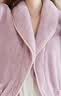 芬腾睡袍女士珊瑚绒简约纯色秋冬翻领开衫系带家居服 M 实拍图