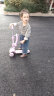 迪士尼（Disney）儿童滑板车1至10岁闪光宽轮踏板车滑滑车二合一可坐可骑可推 实拍图