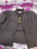与狼共舞【高充绒】立领羽绒服男2025冬季新款锁温石墨烯保暖男士外套7067 黑色001 3XL (190) 充绒量:330G 实拍图
