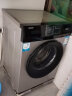 Leader洗衣机海尔出品滚筒全自动洗衣机8公斤滚筒变频家用大容量一级能效 8公斤水晶银+烫烫净+婴童洗+变频+上排水 实拍图