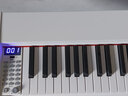 Letesi乐特思电钢琴便携式88键重锤初学者电子钢琴成人专业考级数码钢琴 88键白色 重锤键-三踏+U架+琴凳 实拍图