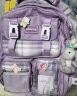 爱迪生发明家书包小学生黛露女生1-3年级大容量儿童双肩背包 2260-2s 紫色小号 实拍图