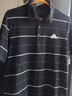 阿迪达斯（adidas）男装POLO衫 25夏季新款高尔夫运动服棉质舒适t恤商务通勤时尚短袖 黑色/条纹polo衫/主推款 XL 【175-180cm/150-160斤】 实拍图