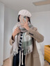 MITHAOL KUSC100%羊毛格子围巾女秋冬加厚保暖披肩女士围脖生日元旦礼物送女友 绿色格纹【高档礼盒装】 实拍图