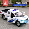 鑫思特（XST）儿童警车玩具可开门声光回力合金车110皮卡警察车模型男生日六一儿童节礼物 实拍图
