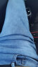 真维斯（Jeanswest）牛仔裤男春夏季新款修身直筒男裤潮流弹力浅色休闲男士长裤子 7692浅蓝 32码 晒单实拍图