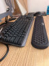 镭拓（Rantopad）泡泡海绵机械键盘托 护腕托 108键盘手托 腕垫  黑色 实拍图