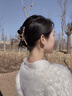 BARY REEF美拉德水钻珍珠蝴蝶结抓夹女后脑勺大号发夹气质鲨鱼夹子头饰发卡 闪钻蝴蝶结抓夹 实拍图