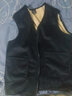 CeiaonKaenu马甲男内穿男士坎肩加厚秋冬保暖抓绒羽绒棉背心内胆大码马夹外套 黑色 2XL （135-150斤） 实拍图