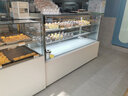 猛世蛋糕柜蛋糕展示柜冷藏柜商用西点柜冰箱保鲜柜烘焙慕斯糕点心生日甜品陈列柜寿司水果鲜花柜 风冷黑色直角后开+除雾+自动加湿 【旗舰款】1.2米落地式丨放地上 实拍图