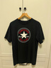 匡威（Converse）官方 经典星星贴片全棉短袖圆领男女T恤10025459 黑色/10025459-A01 XL 实拍图