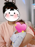 aqpa【195g新疆棉】新生婴儿连体哈衣春秋纯棉衣服宝宝和尚服0-6 白底雨后天晴+浅蓝底彩虹 59cm 实拍图