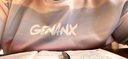 闪电潮牌（GENANX）五分袖潮男太空棉渐变色印花夏季新款情侣短袖t恤 晚霞色 2XL 实拍图