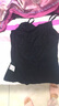 恒源祥吊带背心女士莫代尔夏季新款修身可外穿背心无袖纯色运动内搭性感 纯黑 M /160 实拍图