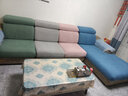 忆自然弹力沙发套罩四季通用全包沙发坐垫套沙发笠沙发座垫防尘保护罩 T纹-松石绿 标准靠背套 宽30-50cm*长60-90cm 实拍图