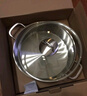 Momscook 不锈钢煲汤锅电磁炉通用火锅复底火锅盆平底双耳汤锅锅具 28x8.5cm 4L火锅 28cm 实拍图