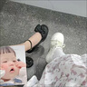 GIOIO玛丽珍鞋女粗跟2026夏季新款仙女风蝴蝶结高跟鞋漆皮法式单鞋ins 黑色升级版 38 实拍图