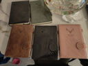 金隆兴 a5超厚笔记本子文具教师办公文具记事本记录本学生成人日记本皮面可定制笔记本可印logo 7432-5 棕色 实拍图