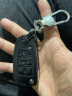 适用于奥迪钥匙包真皮钥匙套A3 A4L A6L A8L Q3 Q5 Q7 Q2 汽车钥匙扣A1钥匙 奥迪B款黑色 实拍图