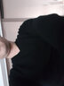 恒源祥羊毛衫男秋冬新款纯色圆领打底针织衫套头毛衣男 038黑色 XL 175 /175 实拍图