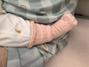aqpa婴儿袜子新生儿宝宝纯棉有机棉袜中筒毛巾袜加厚冬季保暖袜3双装 毛巾袜（白色+绿色+绿白) 6-18月（10-13cm)三双装 实拍图
