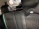 翰静 新款汽车卡通坐垫四季通用座垫全包围座套透气织物座椅套适用于 北欧绿（皮革+织物） 本田锋范凌派雅阁缤智皓影冠道 实拍图