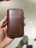 斐曼钥匙包男士大容量真皮复古拉链零钱包多功能汽车收纳锁钥包牛皮男 深咖色-腰挂款 实拍图