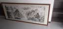 佳得雅新中式客厅装饰画沙发背景墙壁画字画山水画靠山图办公室风景挂画 八方来财A5 70*190cm宣纸锦绫+有机玻璃+胡桃色实木框（热卖款） 实拍图