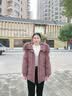 恒源祥中年妈妈冬装加厚保暖鸭绒羽绒服女狐狸毛领中老年女装连帽外套 实拍图