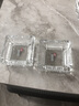 SingLe派 创意烟灰缸个性水晶玻璃烟灰缸欧式烟灰缸客厅办公室KTV烟缸 方形条纹款-小号（送小号） 实拍图