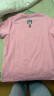 MQD童装男女童短袖T恤纯棉上衣夏装洋气儿童白色短袖T恤韩版 粉红 150cm 实拍图