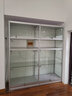 欣雪手办展示柜礼品货架防尘小型家用透明玻璃柜玩具展示架产品乐高柜 50*35*180含玻璃 实拍图