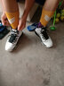 乔丹篮球鞋男鞋秋冬季皮面轻便减震防滑耐磨运动鞋青少年潮流球鞋男 乔丹白/黑色 40 实拍图