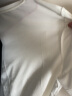 布先生男士短袖T恤夏季短袖时尚衣服白色圆领中式棉麻男装AT2043 白色 S/165 实拍图