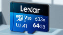 雷克沙（Lexar）64GB TF（MicroSD）存储卡 C10 U3 V30 A1 高速内存卡 读速100MB/s 持久稳定（633x） 实拍图