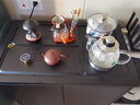 久堂木把耐热玻璃公道杯茶漏套装一体式懒人泡茶架茶具配件茶滤网 C11+红铝易泡架（茶夹刷漏套装） 晒单实拍图