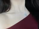 心草s999足银平安锁项链女轻奢高级设计长命锁吊坠520情人节礼物 999足银平安锁银白色 实拍图