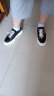 沙驰（SATCHI）帆布鞋男2023夏季新款透气板鞋男士休闲鞋时尚日常系带软底鞋子潮 黑色S3T061003A 40 晒单实拍图
