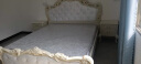 尊范（ZUF）欧式双人床现代简约皮床轻奢床卧室家具1.8米公主床主卧大床 床+柜*2+床垫（四件套） 1800*2000框架结构 实拍图