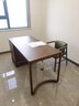 韵存宋氏美学茶桌 电脑桌实木储物桌子北欧中式书房家具白蜡木学习桌 实木书桌+书椅 【进口白蜡木+大储物抽屉】 实拍图
