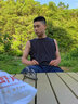 GLM男士冰丝背心夏季速干网眼透气上衣无袖宽松大码运动凉感坎肩男装 实拍图