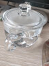 哲韵 耐热钢化玻璃杯可微波炉牛奶杯早餐杯奶茶杯麦片杯咖啡杯大容量 470ml+梅花玻璃盖 实拍图