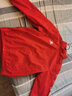 KELME/卡尔美运动风雨衣男女情侣防风衣防雨连帽足球训练外套 红色 L 175 实拍图
