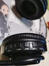 orphyer发光无线蓝牙耳机头戴式立体声重低音音乐降噪折叠插卡耳麦运动跑步型适用于苹果安卓手机电脑 黑色 实拍图